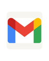 gmail logo in a cream box
