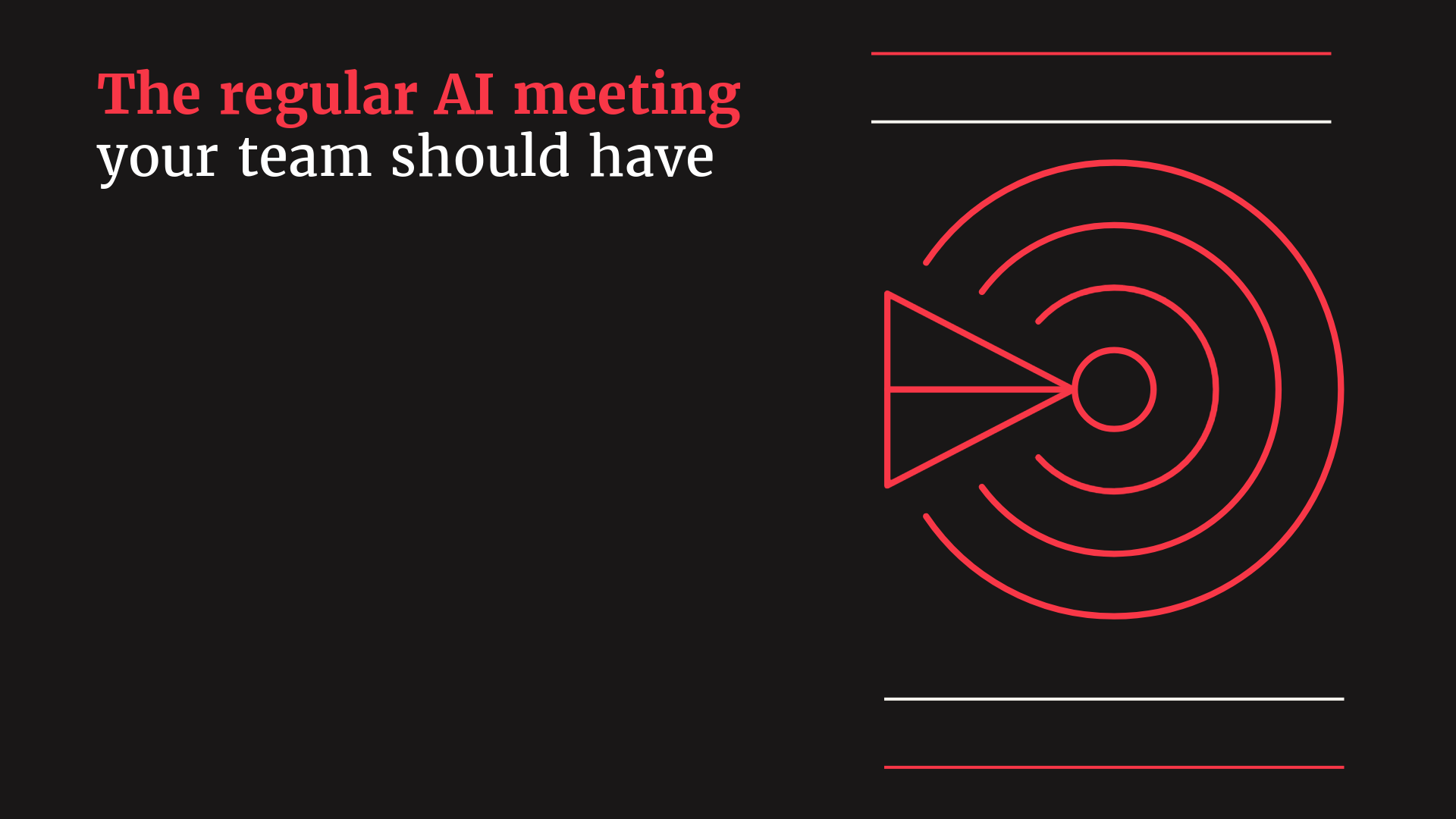 Blog cover, black background with red icon, heading is : 