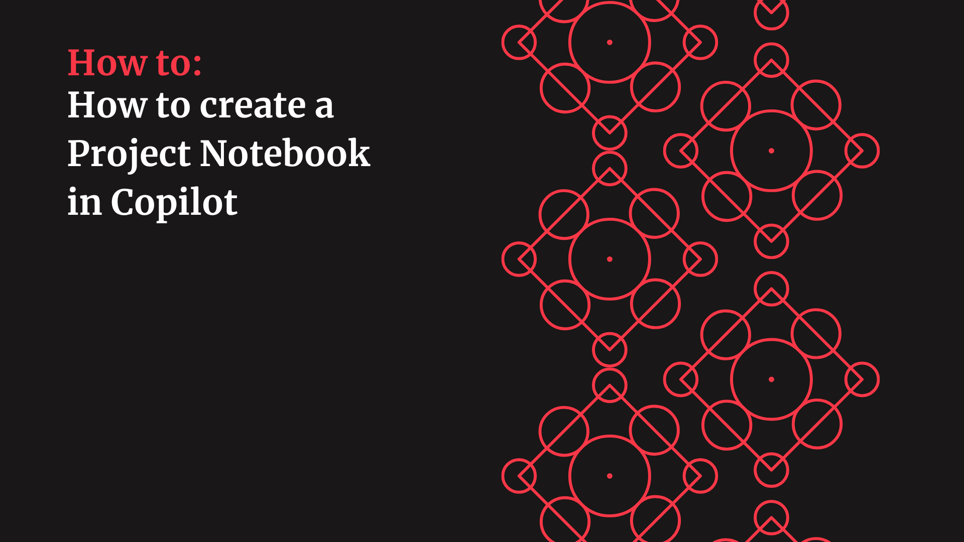 Black cover with red icons and a title